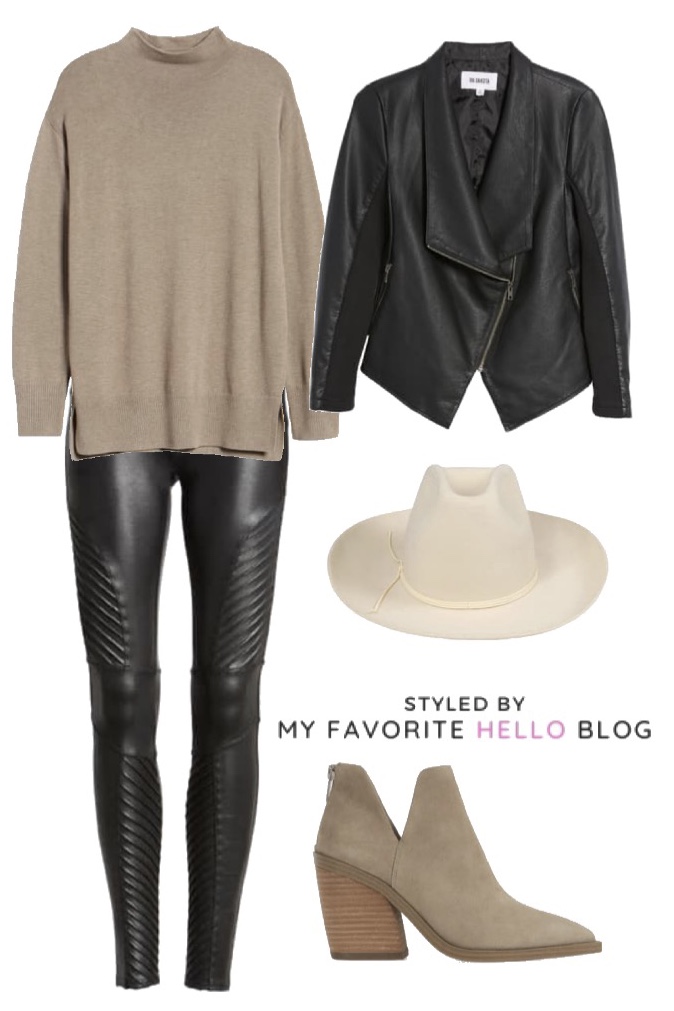 10 Ways to Style the Spanx Faux Leather Moto Leggings