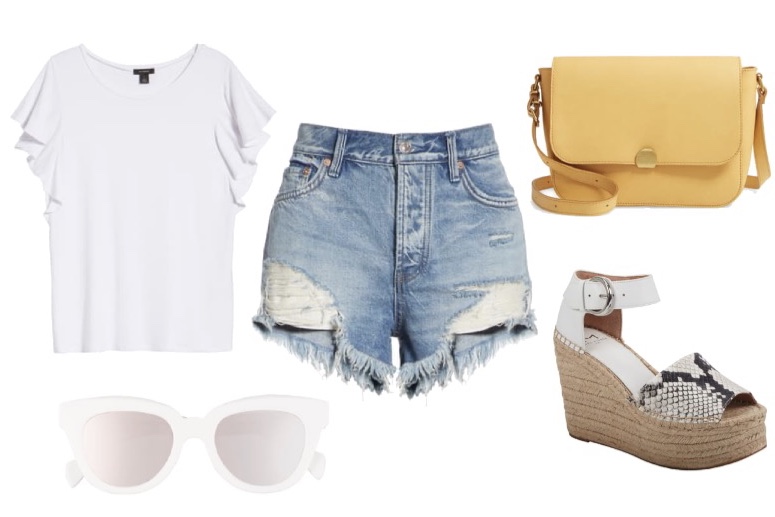 12 Outfits: What to Wear with Denim Shorts