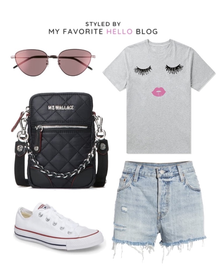 Graphic Tee Outfit Inspiration for Summer