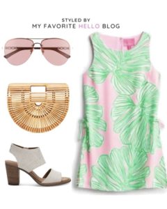 Styling Stitch Fix: Lilly Pulitzer Donna Romper. Stitch Fix outfit ideas. Stitch Fix summer dress outfit 2020 #stitchfix #stylingstitchfix