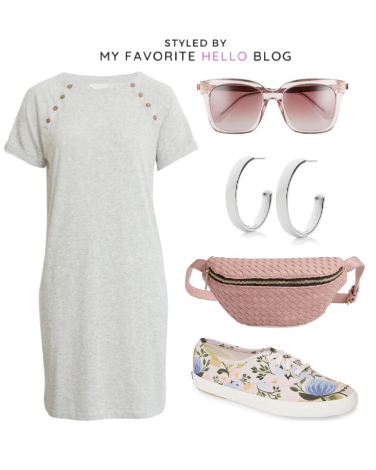 How to Style a T-shirt Dress
