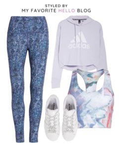 How to Style Printed Leggings for Summer. Style a casual summer outfit with leggings #leggings