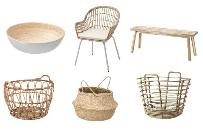 Natural, Rattan and Wicker Home Decor