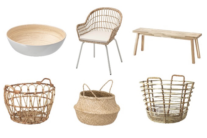 Natural, Rattan and Wicker Home Decor