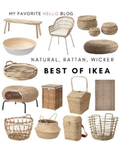 Natural, Rattan and Wicker Home Decor