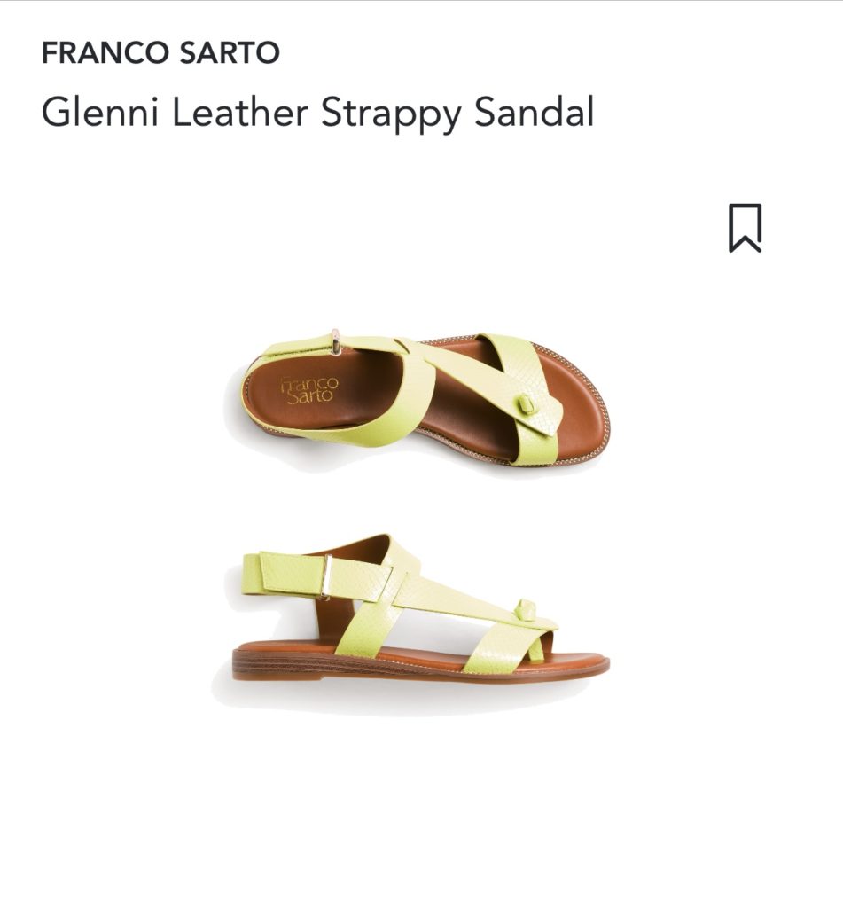 Stitch Fix Franco Sarto Glenni Leather Strappy Sandal