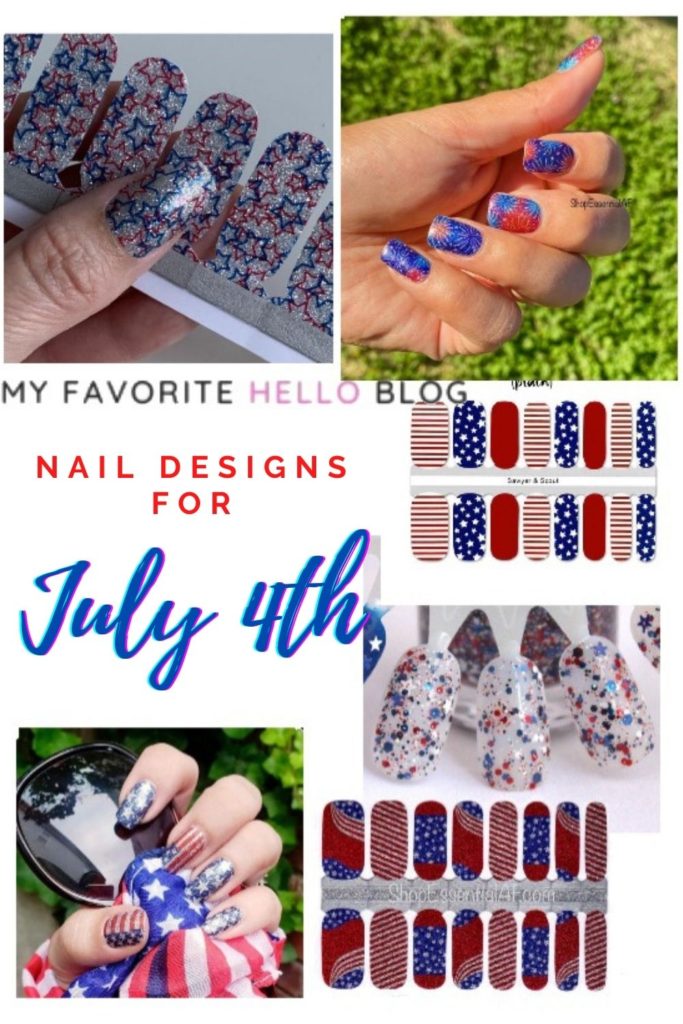 Nail designs for July 4th