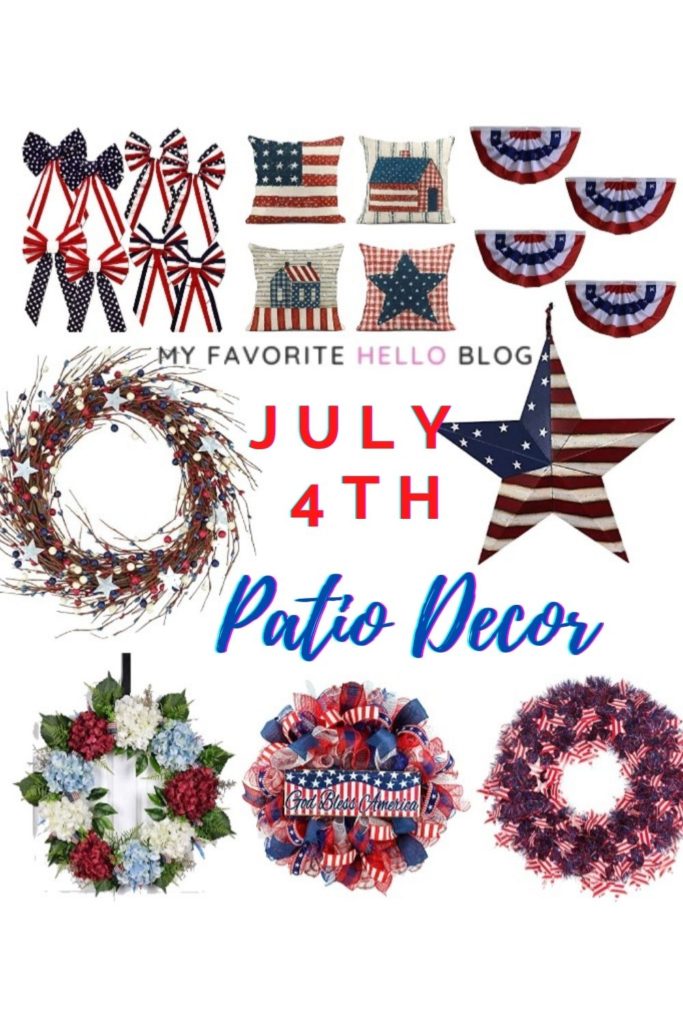 July 4th patio decor