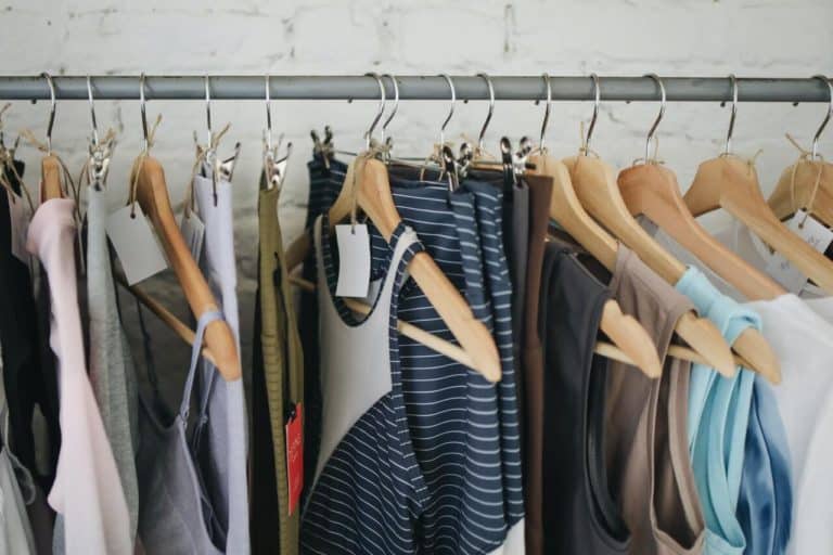 Rack of clothes
