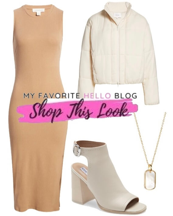 Bodycon Dress Transition to Fall