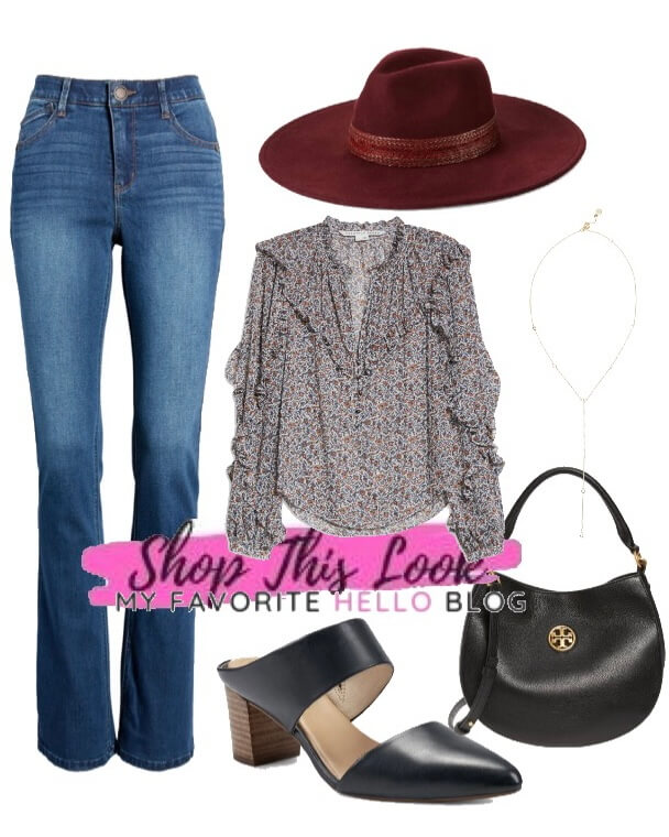 Fall outfit with Felt Hat