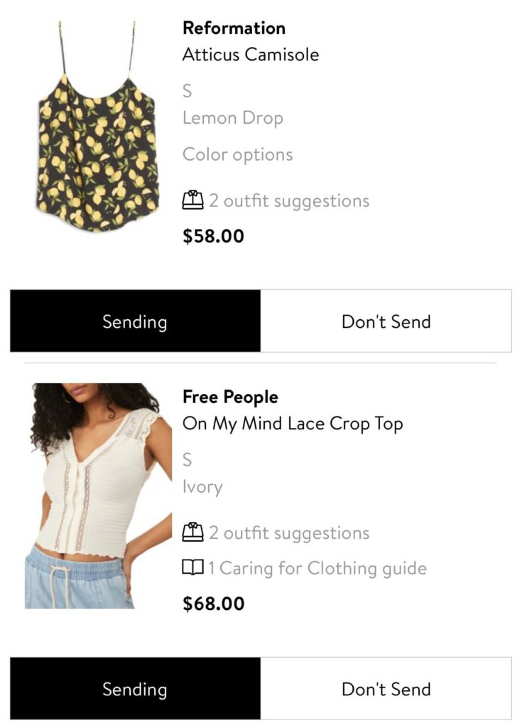Trunk Club tops