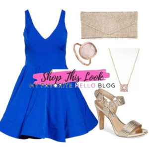 royal blue shoes with black dress