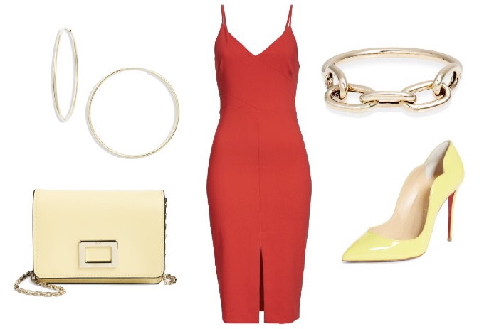 10 Looks: What Color Shoes to Wear with a Red Dress -