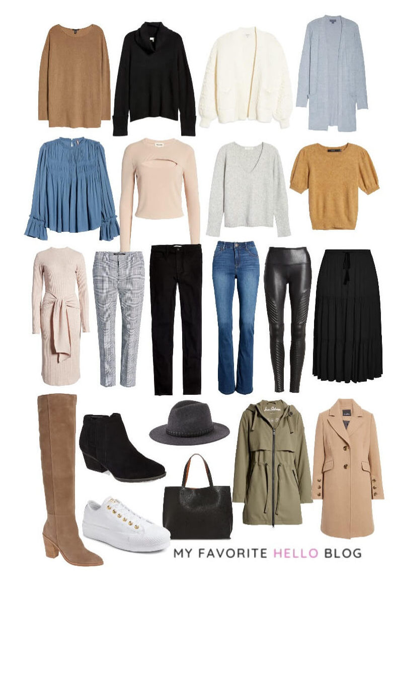 how to put together a winter capsule wardrobe