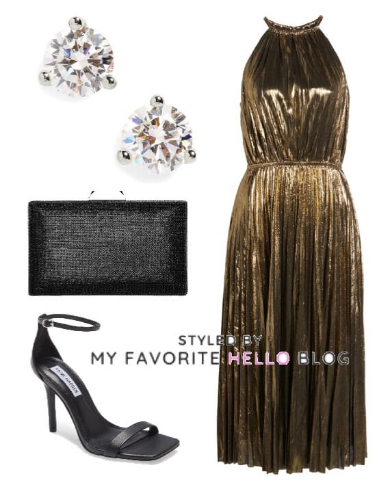 10 Looks: What Color Shoes to Wear with a Gold Dress