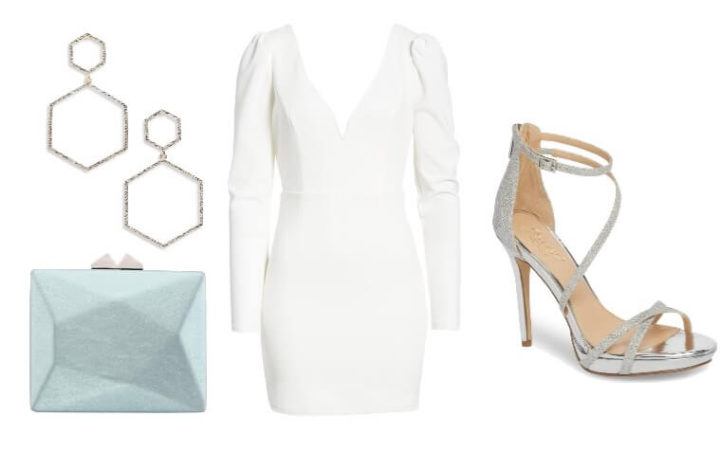 What color shoes to wear with a white dress