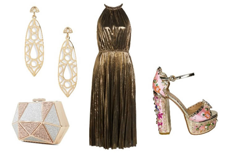 10 Outfits: What Color Shoes to Wear with a Gold Dress