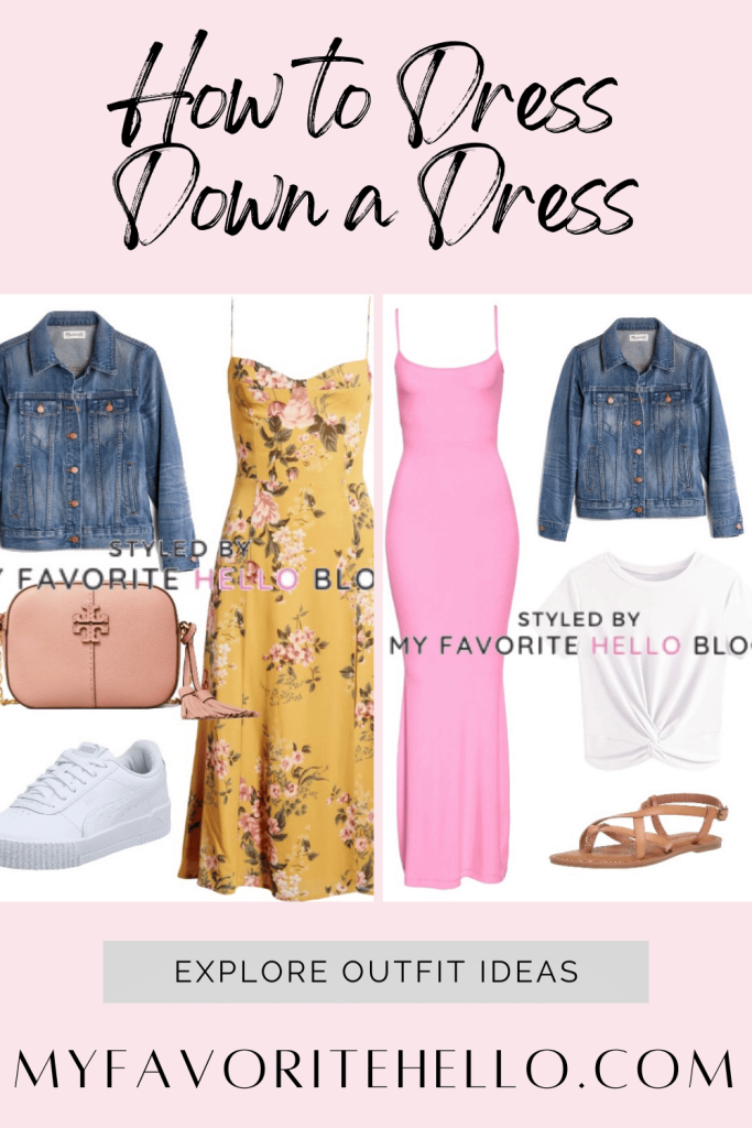 How to dress down a dress