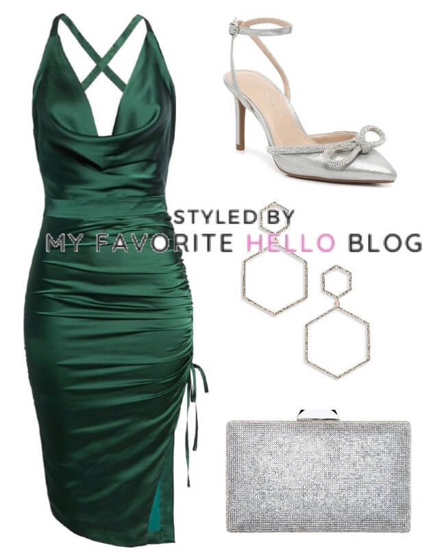 11 Outfits: What Color Shoes to Wear with a Green Dress -