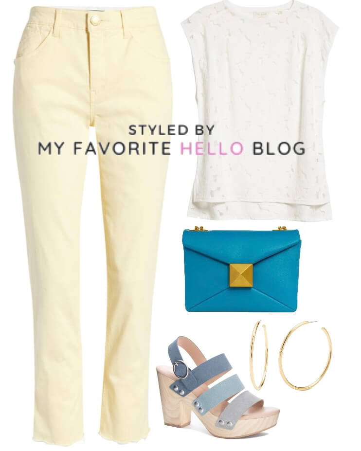 My Style || My Favorite Yellow Pants - The Effortless Chic