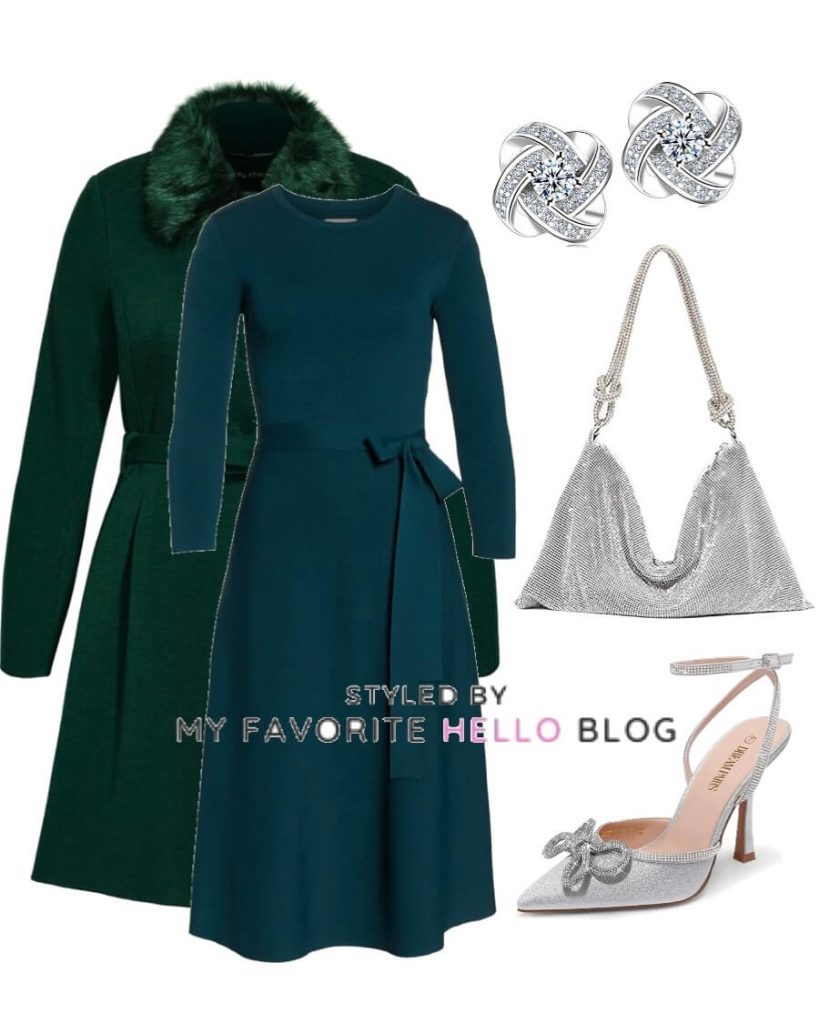 winter wedding guest dress outfit