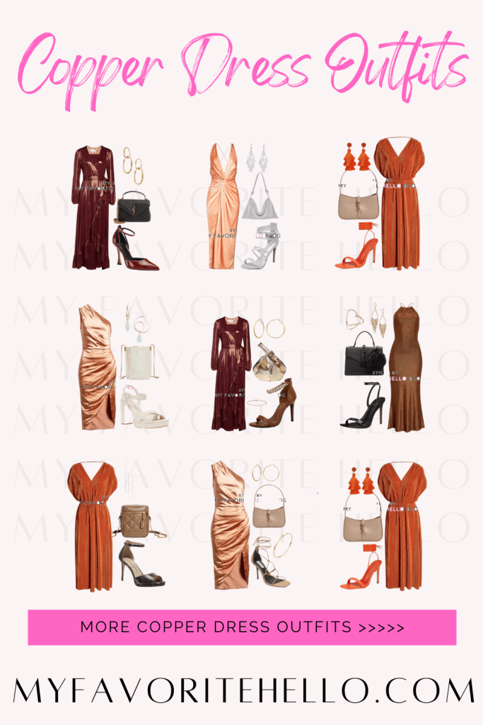 What Color Shoes to Wear with a Copper Dress