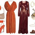 What Color shoes to wear with copper dress