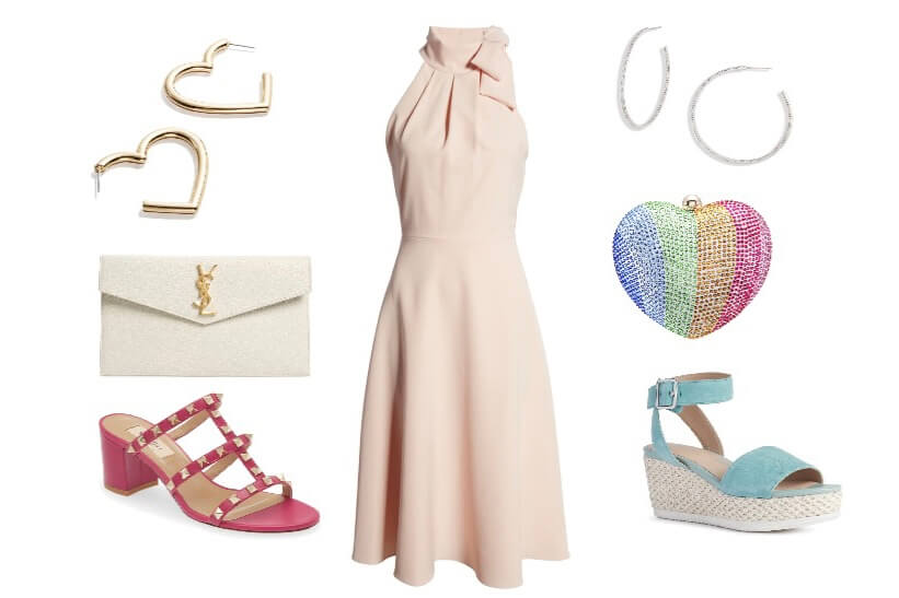 10 Ways To Elevate Your Look Accessorizing A Pale Pink Dress One 