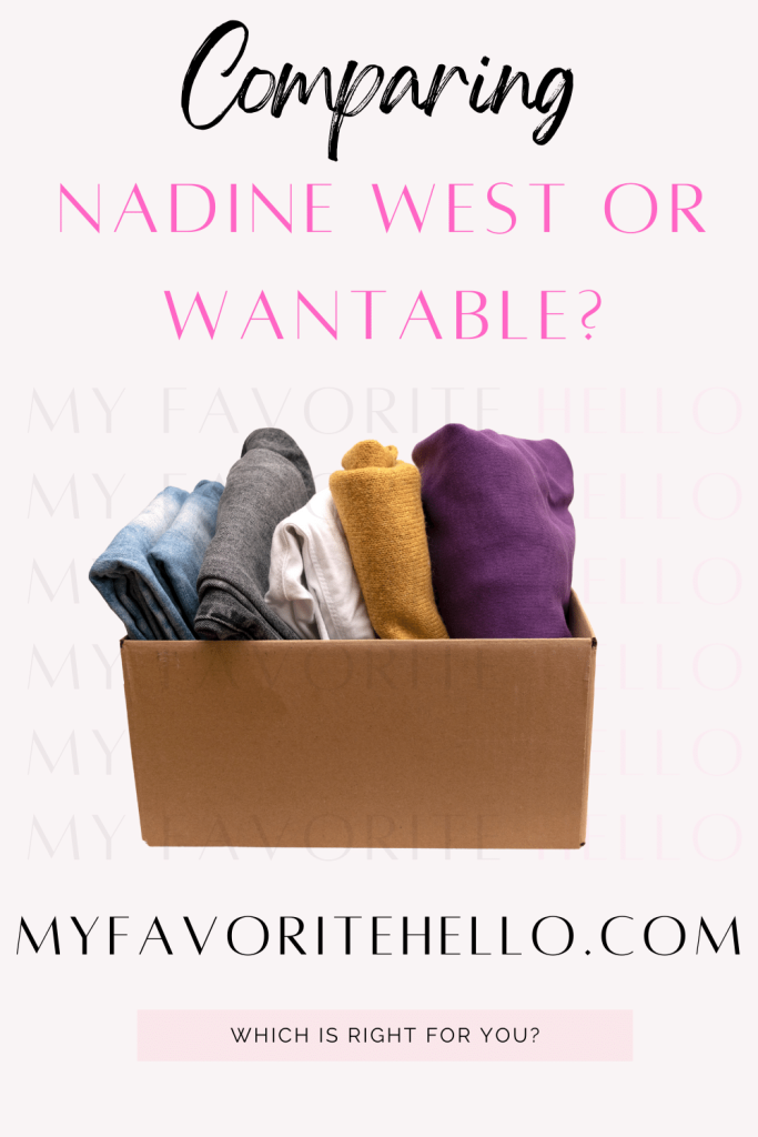 Comparing Nadine West and Wantable