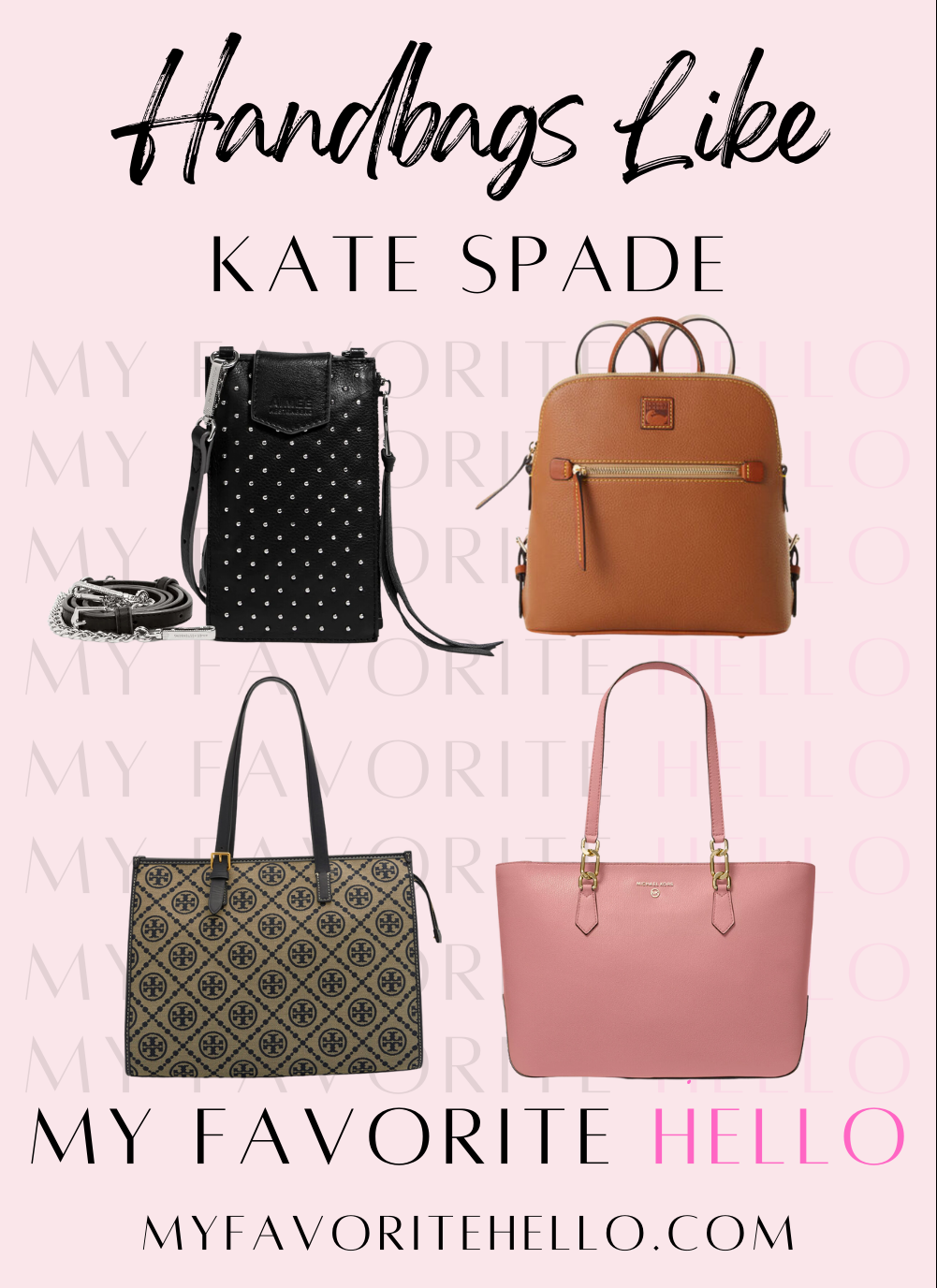 15 Handbag Brands Like Kate Spade Contemporary & Affordable