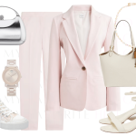 what Color shoes to wear with a pink suit