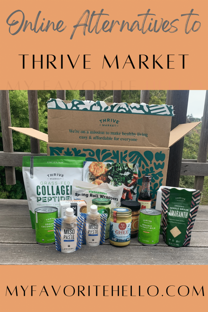 Thrive Market Alternatives