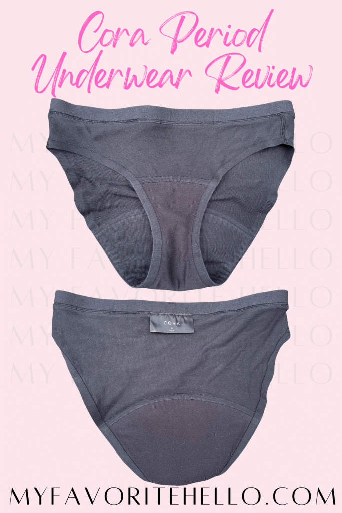 Cora Period Underwear Front and Back
