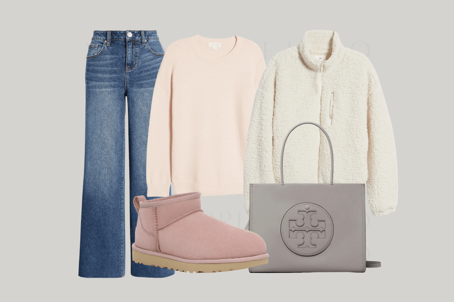 Pink ugg boots outfit on sale