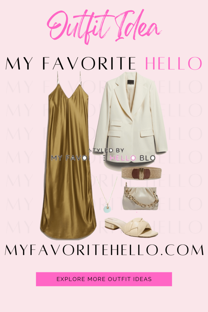 NYE Outfit with a Copper Dress