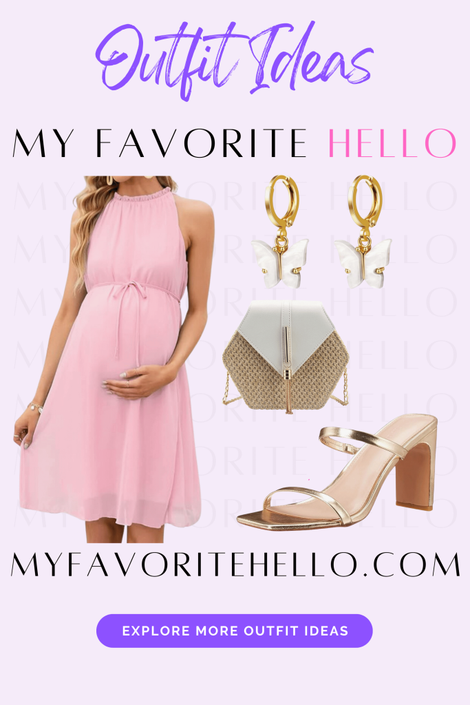 Pink Baby Shower Outfit