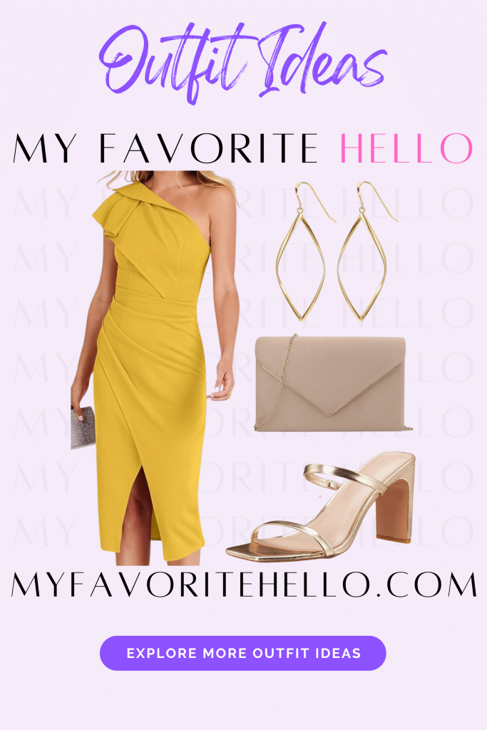 Spring Baby Shower Outfit Yellow Dress