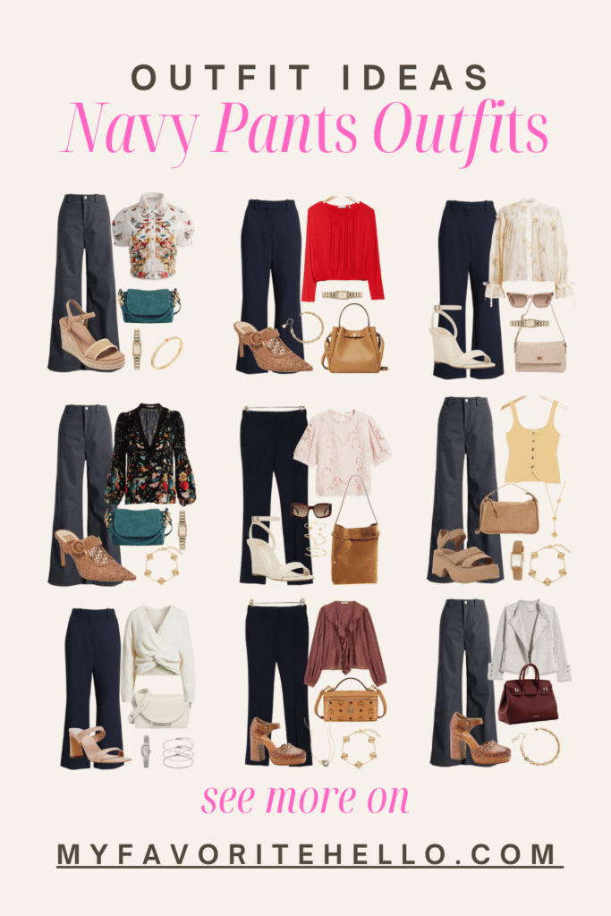 Navy Pants Outfits