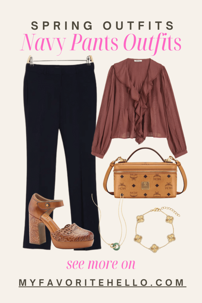 Navy Pants Outfits