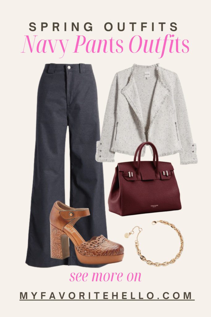Navy Pants Outfits