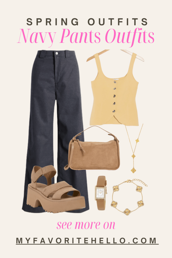 Navy Pants Outfits