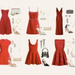 Red Dress Aesthetic Outfit