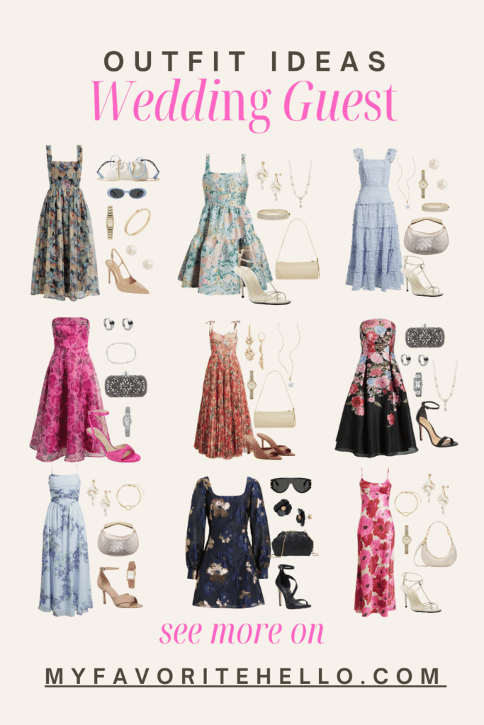 Spring Wedding Guest Dress Outfit