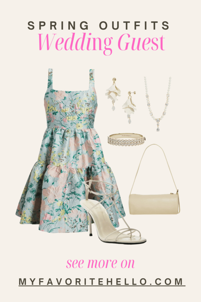 Spring Wedding Guest Dress Outfit