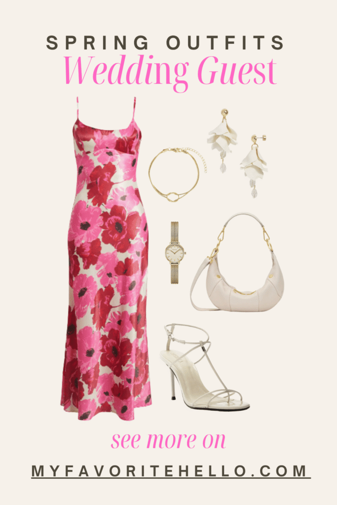 Spring Wedding Guest Dress Outfit