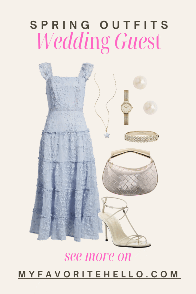 Spring Wedding Guest Dress Outfit